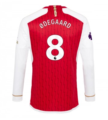 Arsenal Martin Odegaard #8 Hjemmebanetrøje 2023-24 Lange ærmer